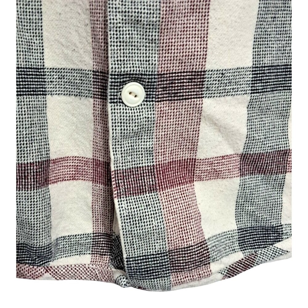 Vintage 90s Billabong Design Works Plaid Flannel Shirt Size M Surf Style - Picture 10 of 13
